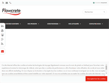 Tablet Screenshot of flowcrete.fr