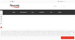 Desktop Screenshot of flowcrete.com.pl