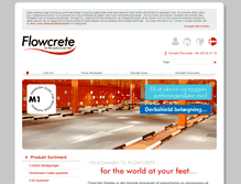 Tablet Screenshot of flowcrete.dk