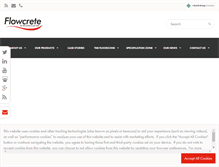 Tablet Screenshot of flowcrete.co.uk